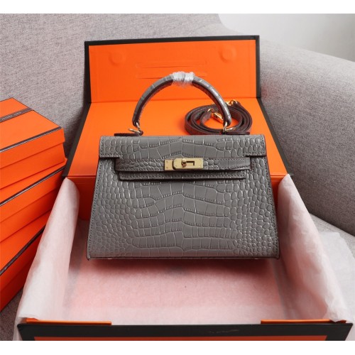 BOLSA MINI HERMES KELLY CROCO BOLSAS REPLICAS